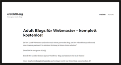 Desktop Screenshot of erotik18.org